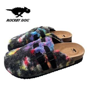 New ROCKET DOG Women's Rainbow Abelplus Albie Clogs Mules 8.5
